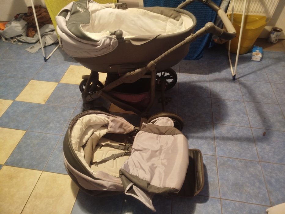 Wózek dziecięcy 3w1 Lupus Camarelo