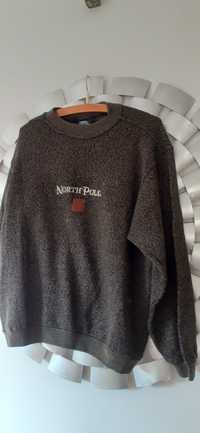 Ciepły gruby sweter North Pole XL