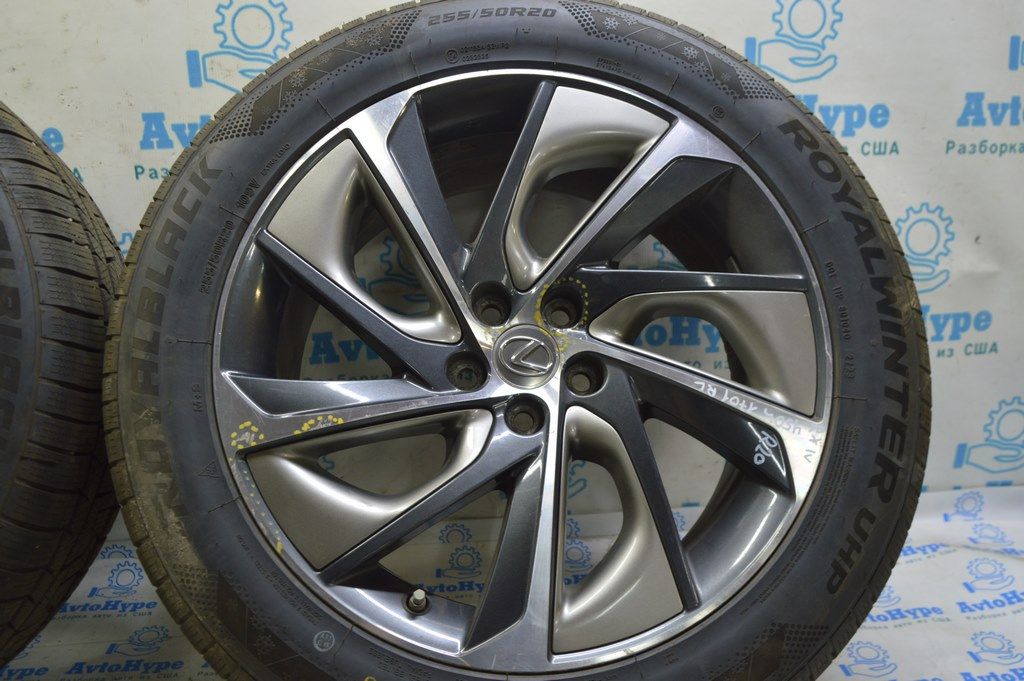 Комплект дисков r20 8J 5x114.3 et 30 Lexus RX350 RX450h 16-22 В сборе