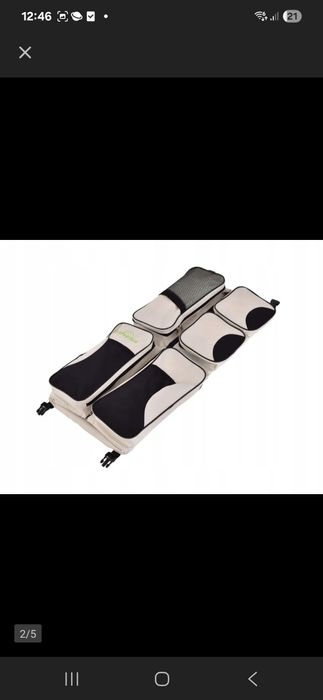 Łóżeczko przenośne- torba,przewijak sztywny, wanienka na stelażu