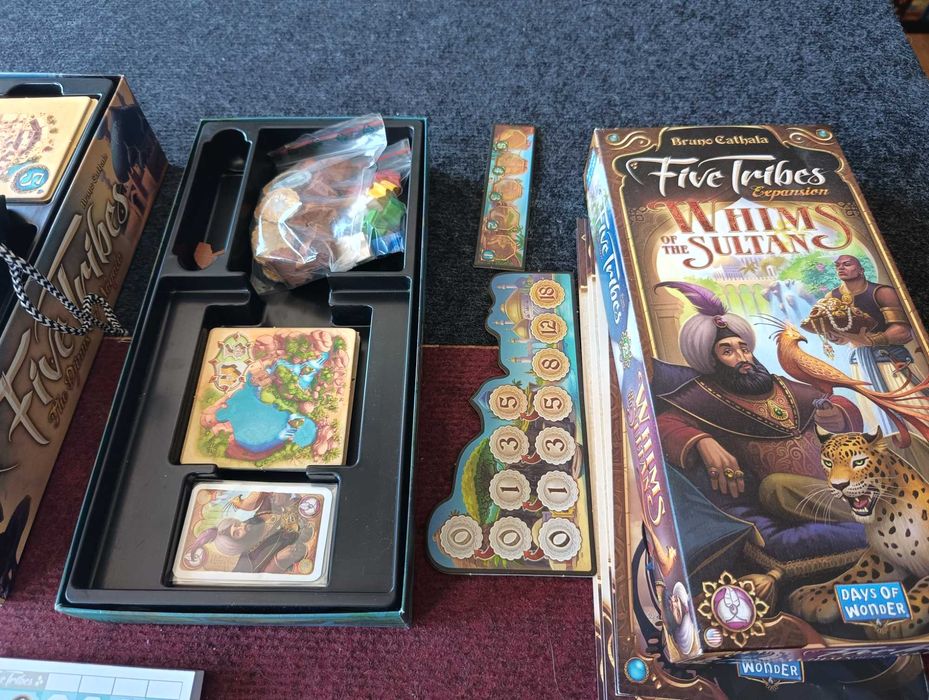 Five Tribes [Pięć Klanów] + dodatek Whims of Sultan, ENG + PL