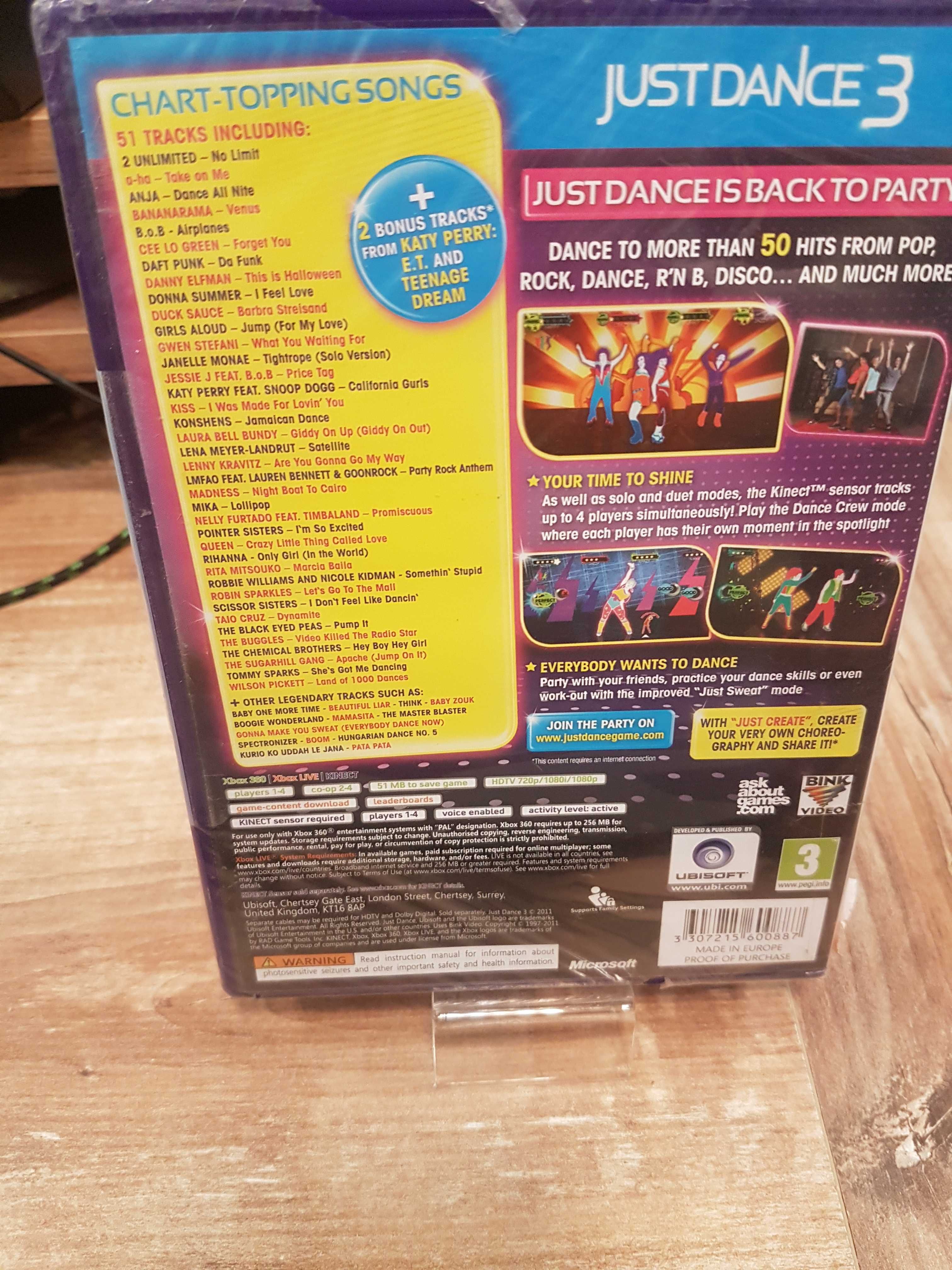 Just Dance 3: Baw się i Tańcz XBOX 360, Sklep Wysyłka Wymiana