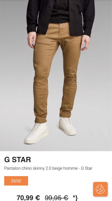 Джинси G STAR RAW Skinny Chino 2.0 Originals