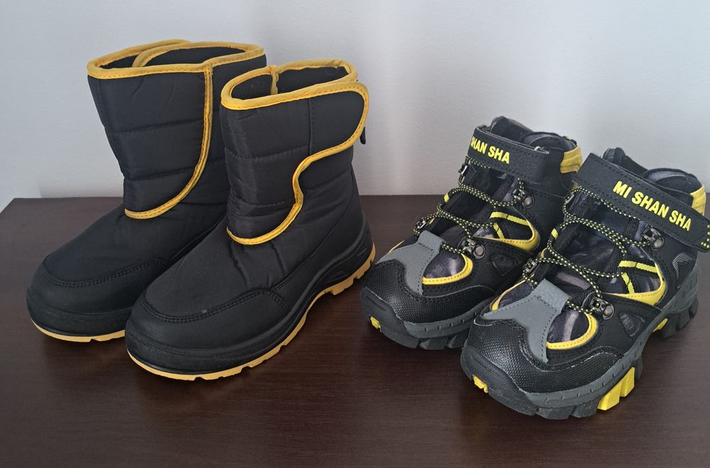 Zimowe buty chłopięce w rozmiarze 29