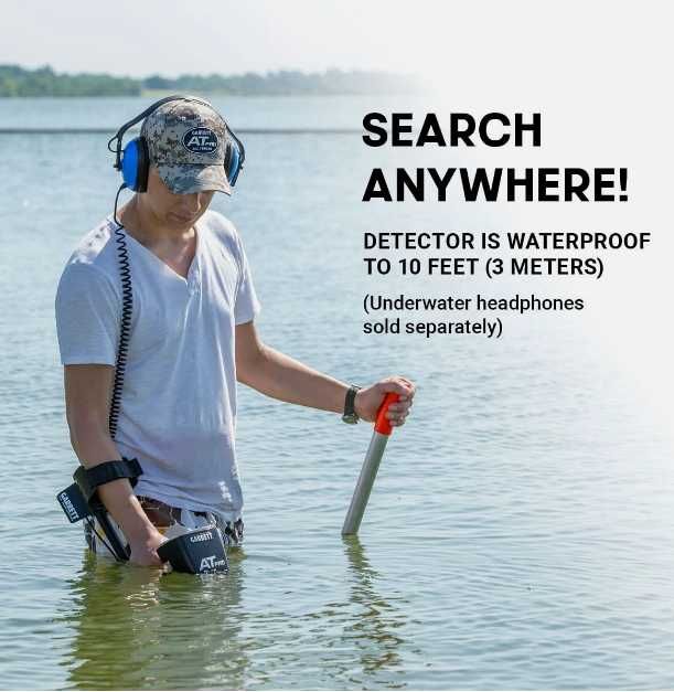 Detetor de Metais Garrett All Terrain pro à prova de água