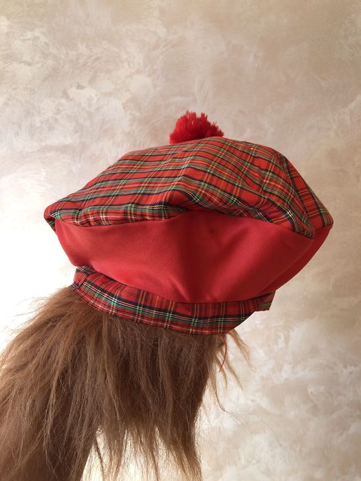 Головний убір клоуна шапка маска клоун з волоссям карнавальна маскарад