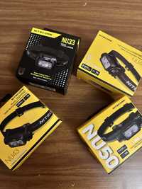 Fenix pd36r pro,nitecore nu43,nu40,nu50