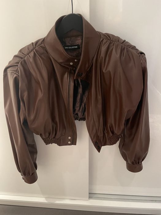 Kurtka Brązowa eco skóra nowa kurtka