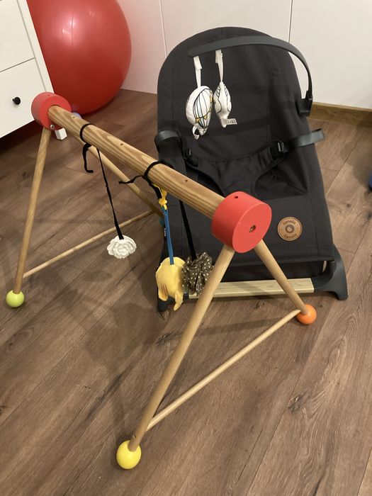 Leżaczek Lionelo + baby gym