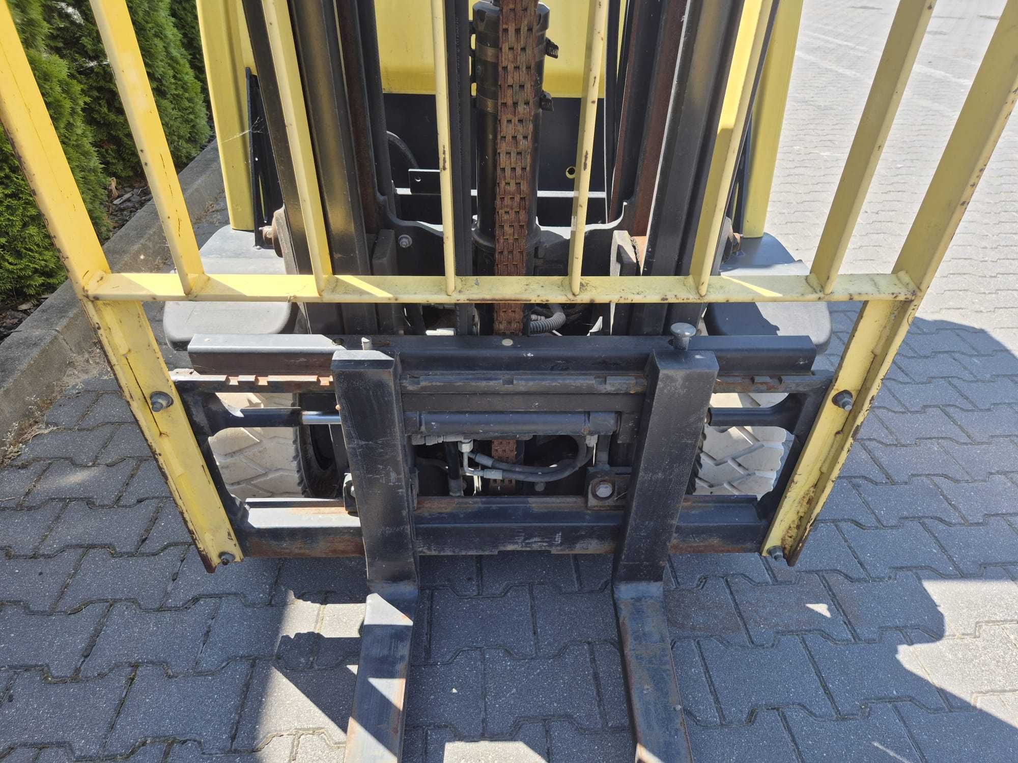 Wózek widłowy używany Hyster H1.6FT wolny skok, przesuw boczny 2011