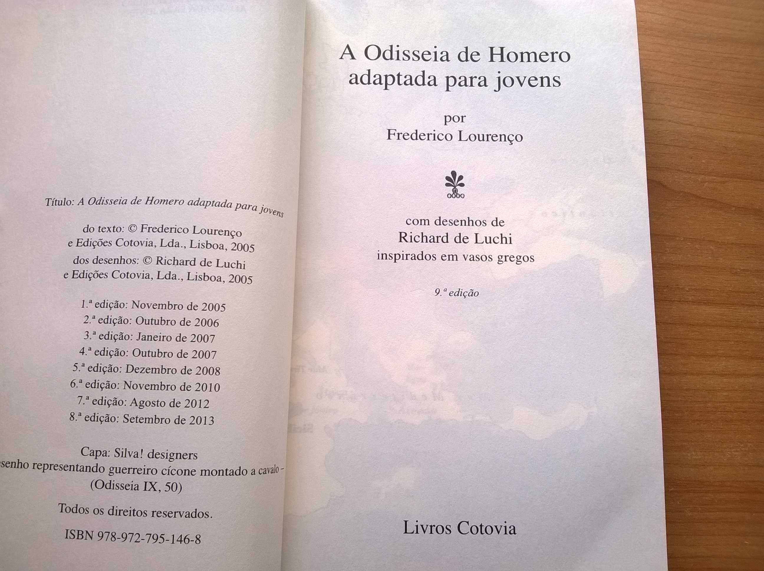 Odisseia (em prosa) de Homero - Adapt. por Frederico Lourenço