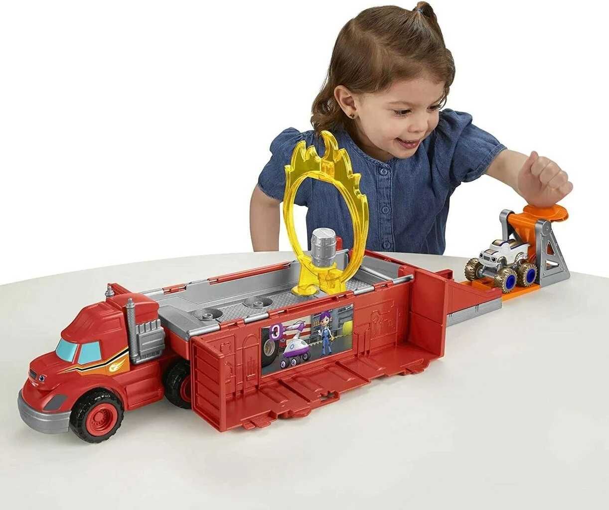 Вспыш и чудо машинки грузовик Fisher-Price Blaze the Monster Machines