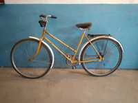 советский добротный велосипед дамский без верхней рамы СССР