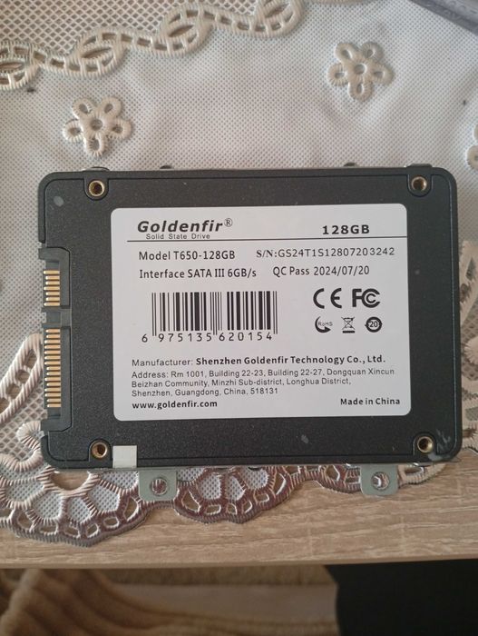SSD T650-128GB SATa3 6 gb/s