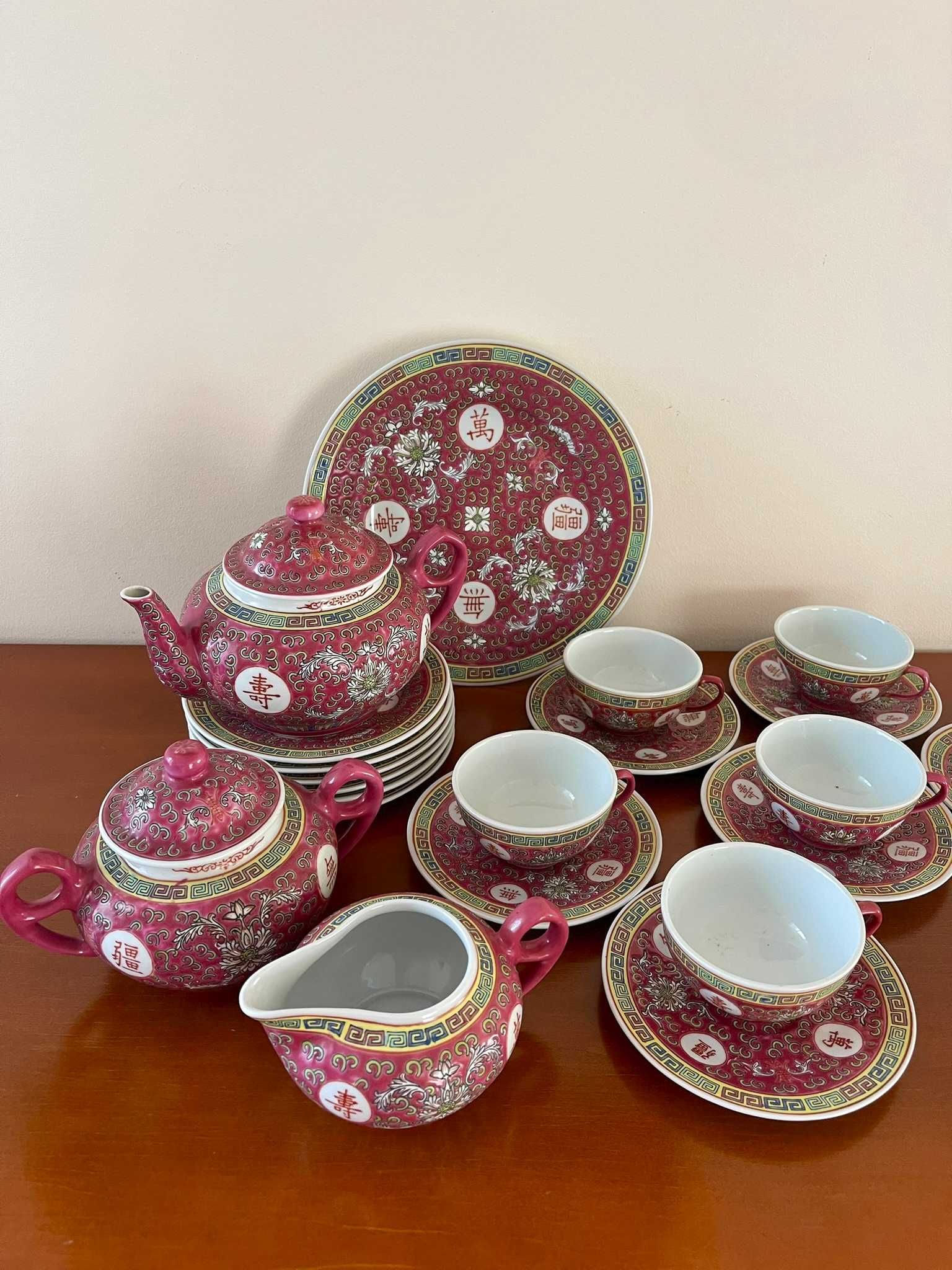 Serwis do kawy / herbaty na 6 osób, Chiny