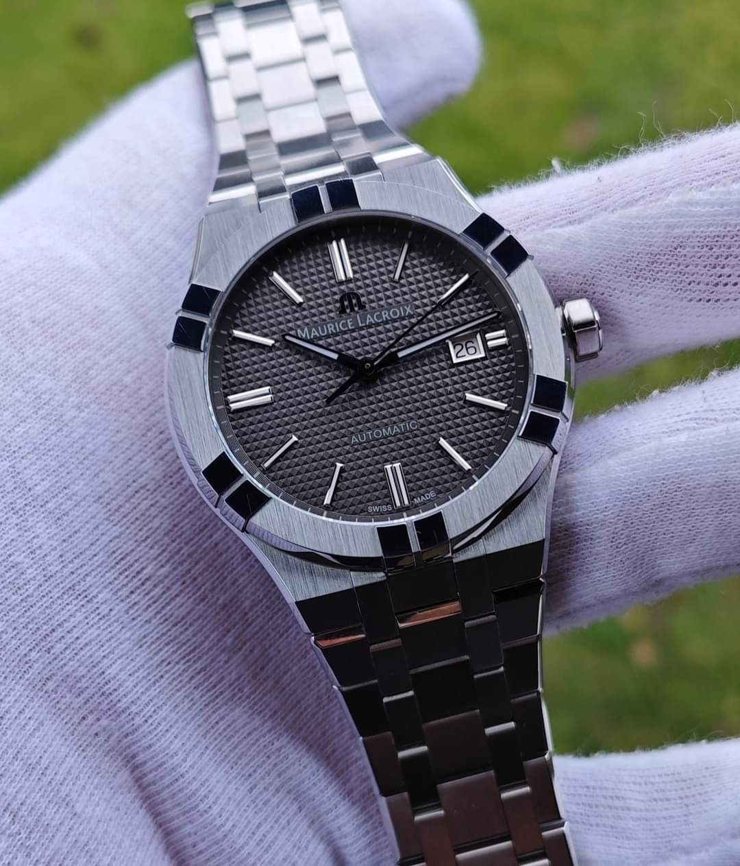 Maurice Lacroix Aikon Grey Szary 42 mm 39 nowy męski zegarek bransolet