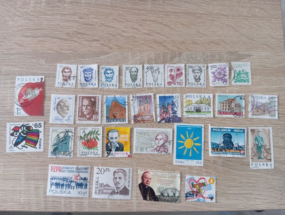 Znaczki pocztowe 40 sztuk
