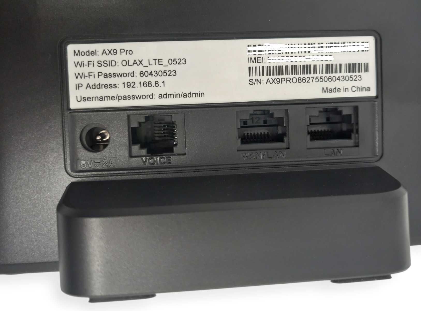 4G роутер Olax Олакс AX9 PRO Wi-Fi модем дві антени + лайф безліміт