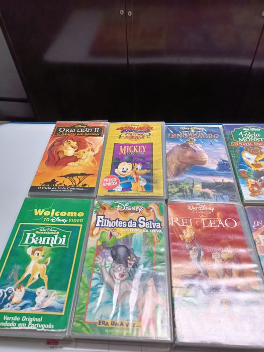 Lote de Clássicos Walt Disney Vhs