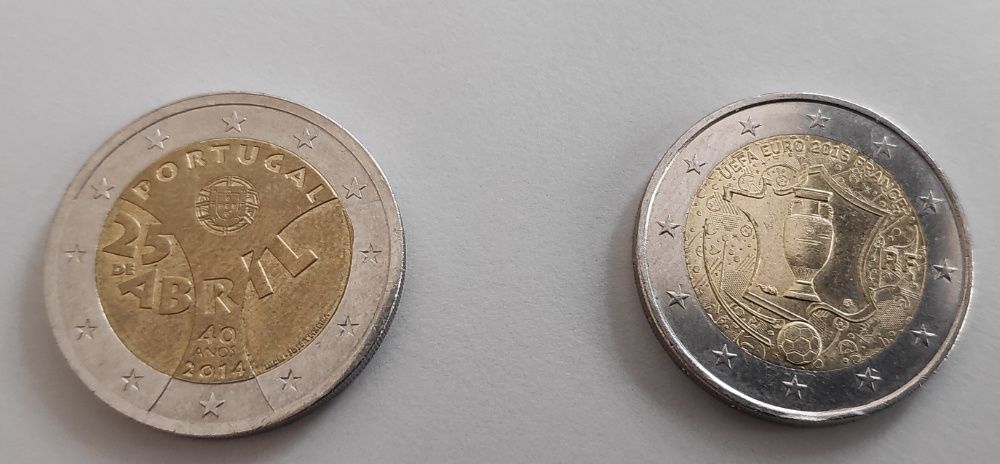 Moedas colecção diversas