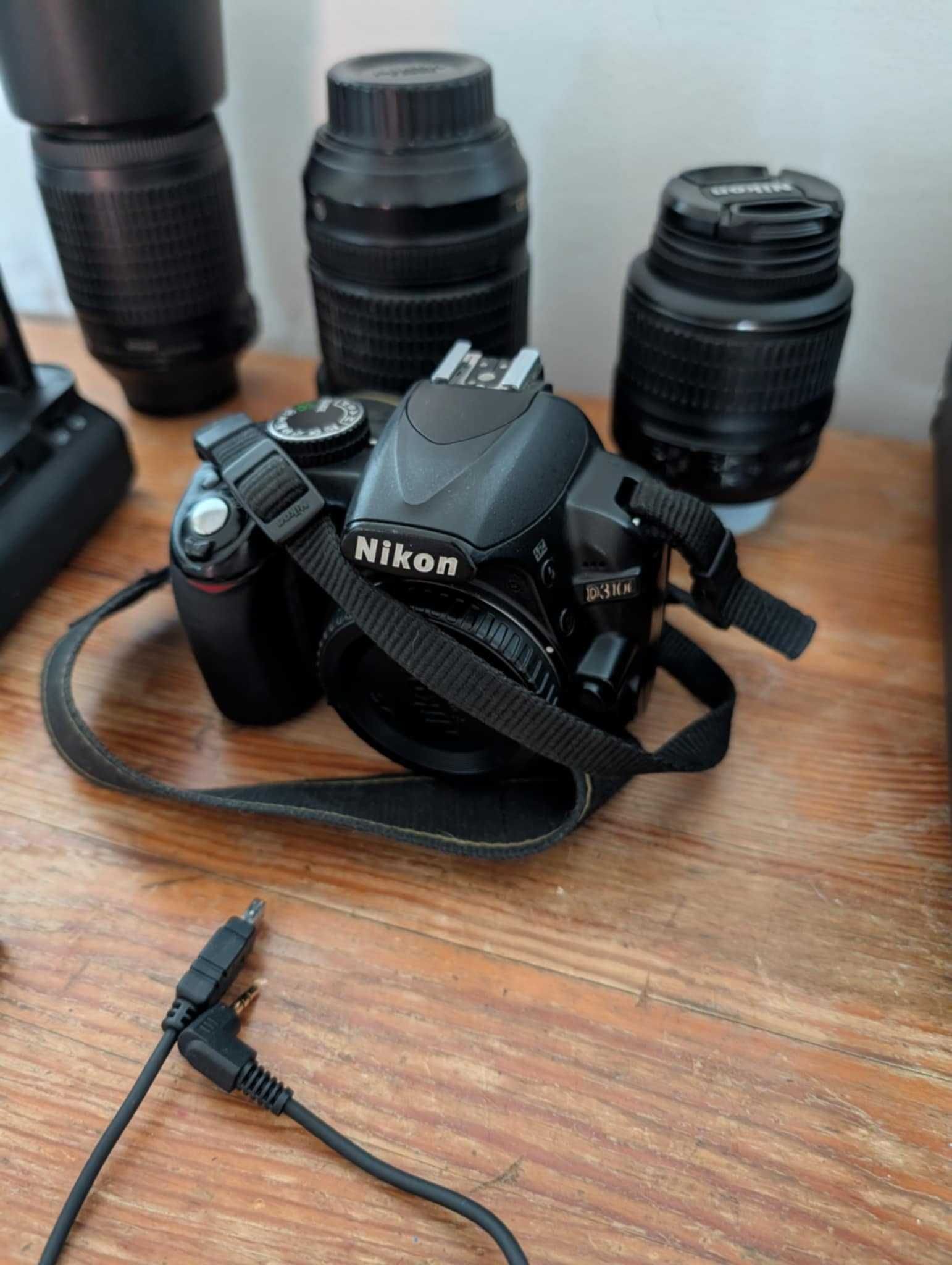 Nikon D3100 + 3 obiektywy