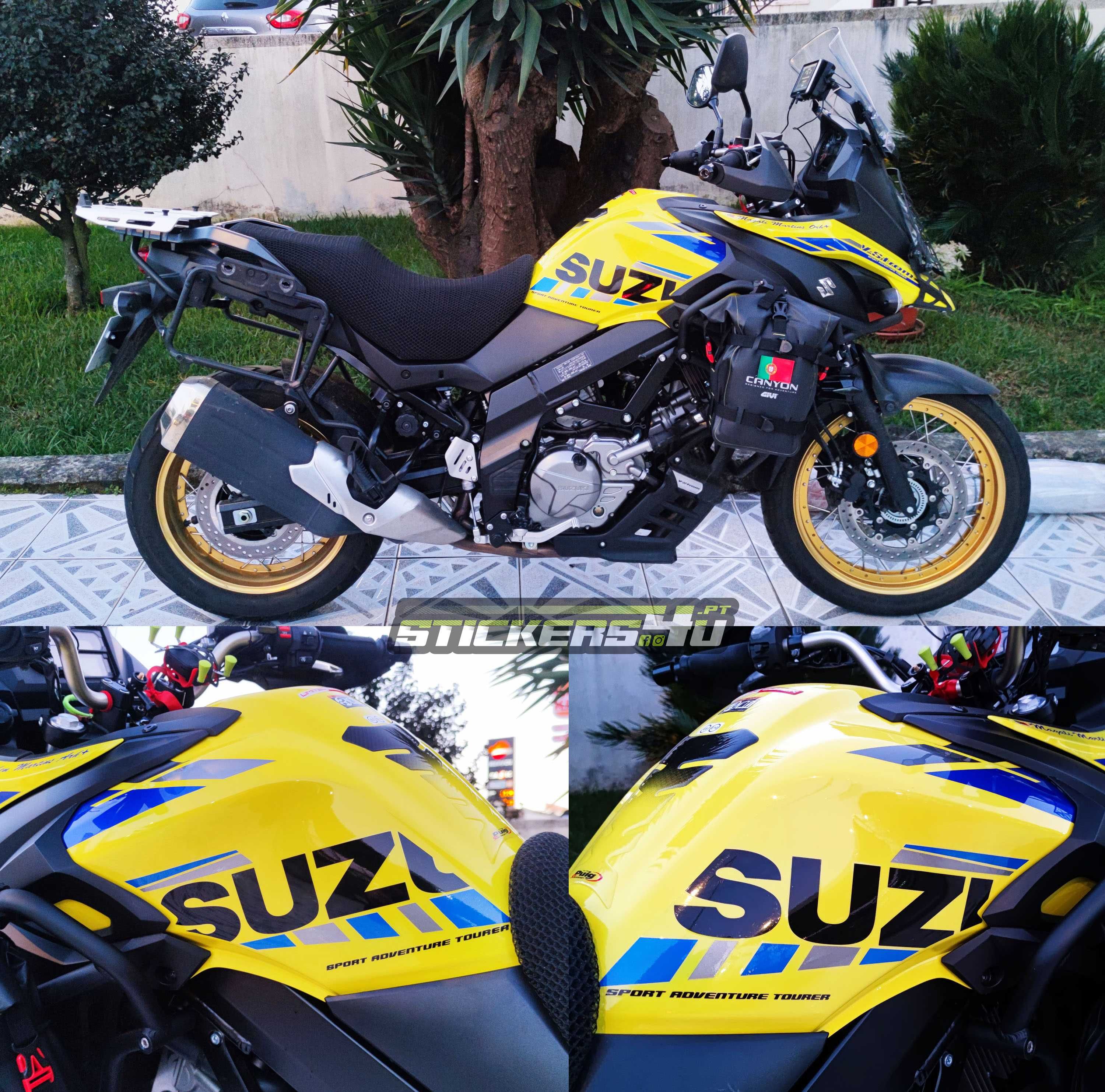 Personalizações e autocolantes Motos e Malas Suzuki V-Strom