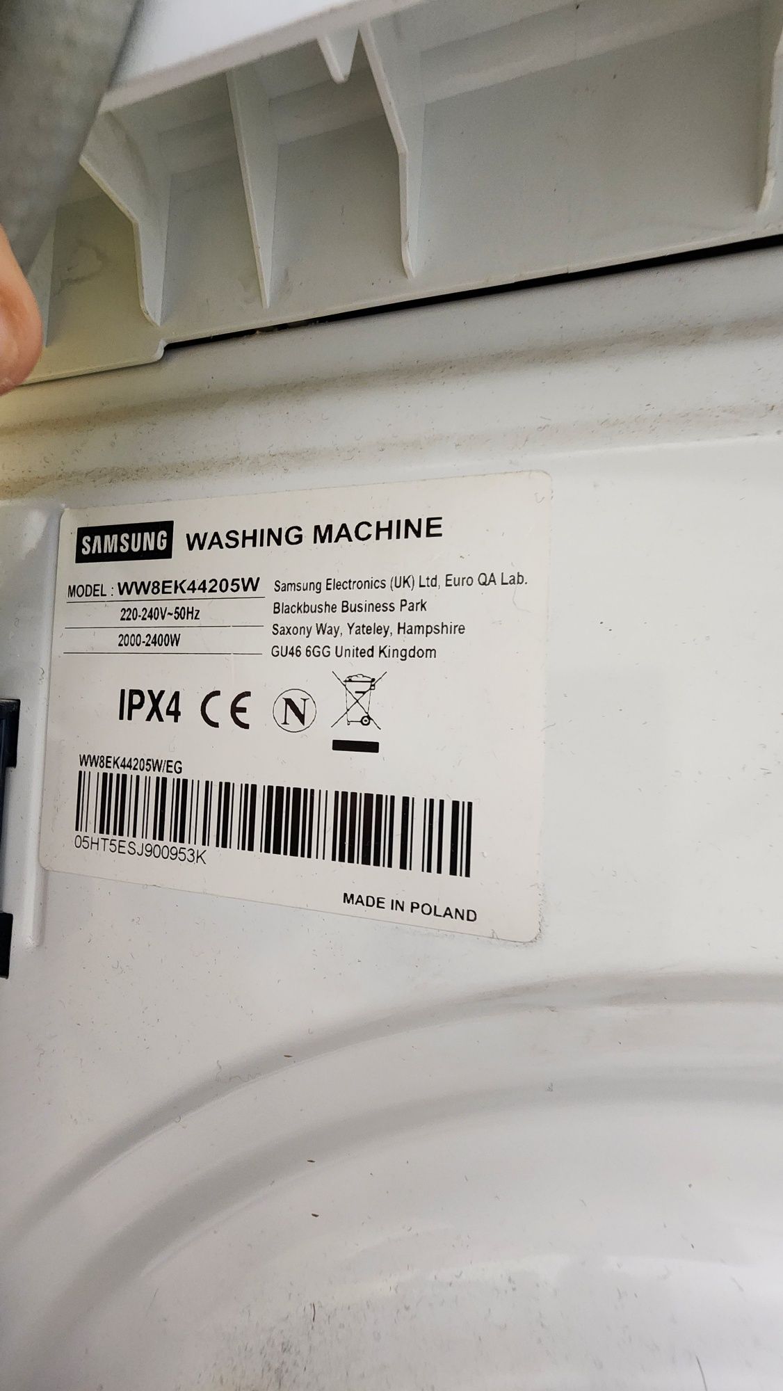 Пральна машина Samsung eco Babl 8кг