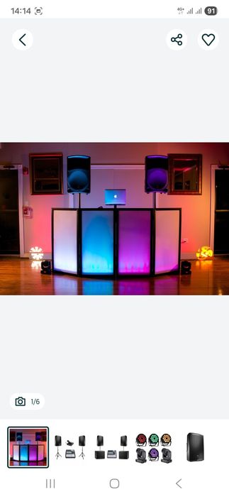 Оренда прокат звуку, світла, дим , холодні фонтани, конфеті