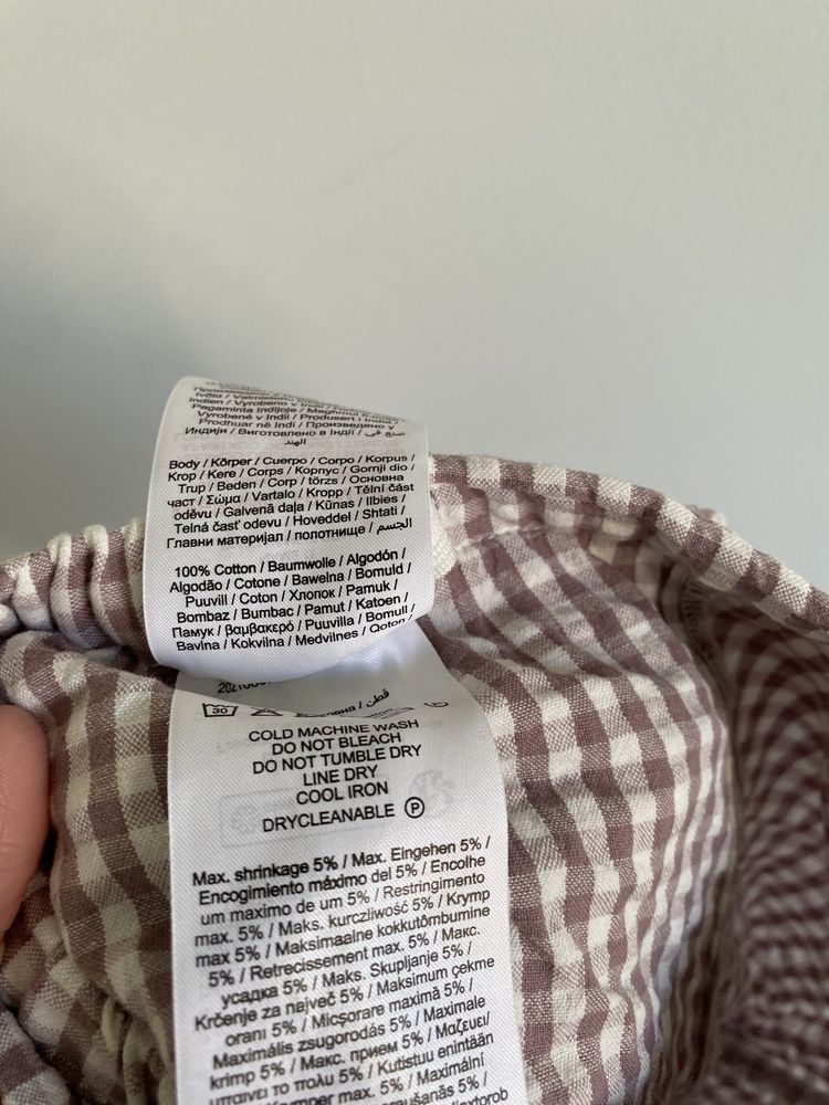 Spodenki name it 80 kratka liliowa falbanki jak newbie