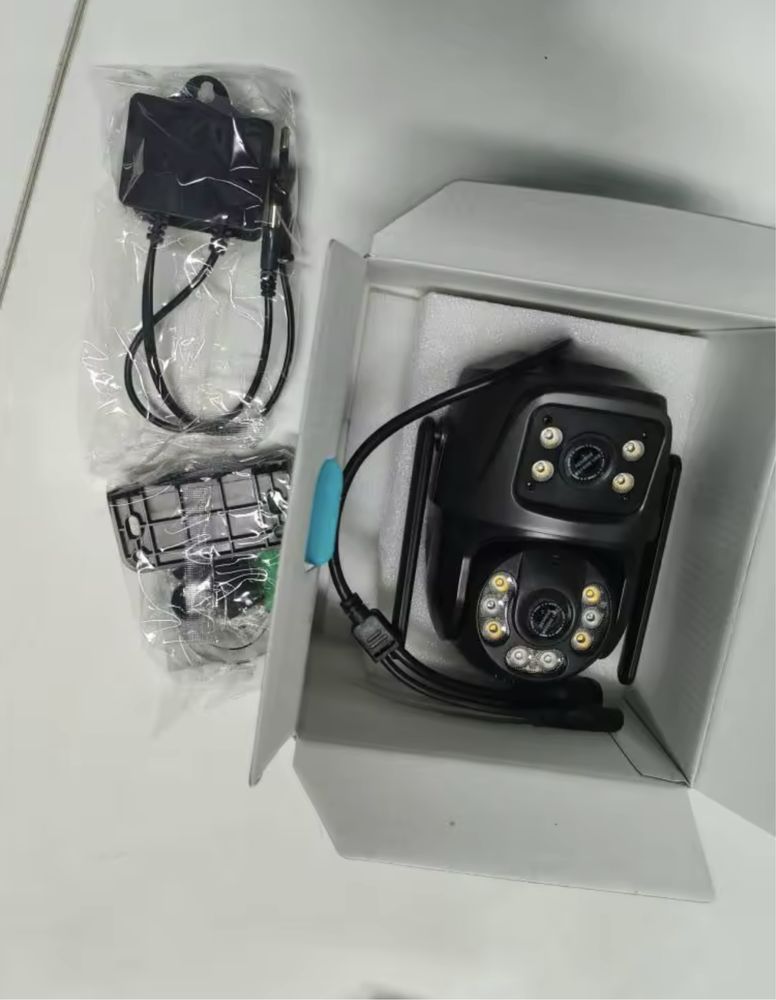 IP КАМЕРА PTZ 8mp вулична поворотна Icsee відеокамера
