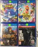 GryPS5/PS4 Team Sonic Racing Rabbids Party The Last of Us Knack