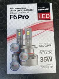 LED лампа SHO-ME F6 Pro H4 35W (2 шт.)