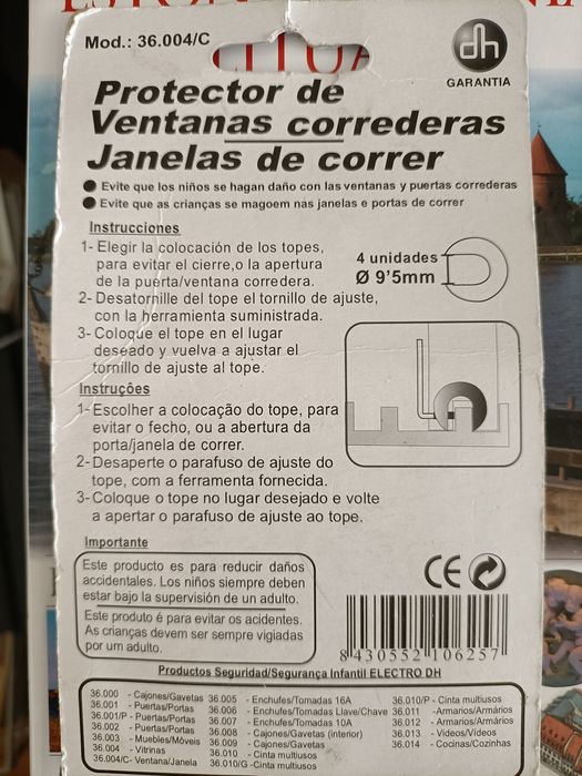 Protetores para janela de correr