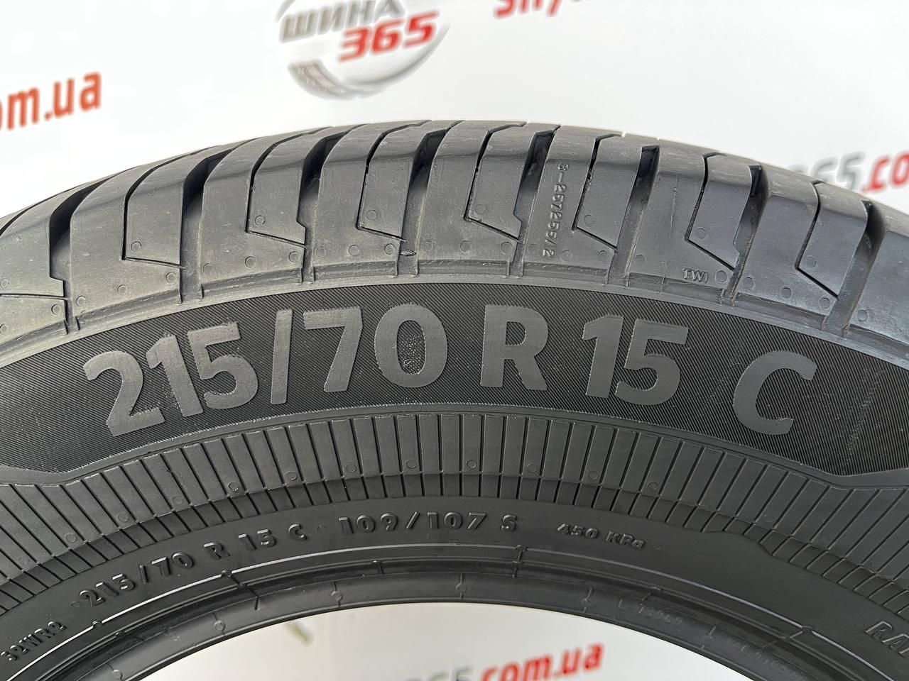 215/70 r15c continental vancontacteco 7mm шини бу