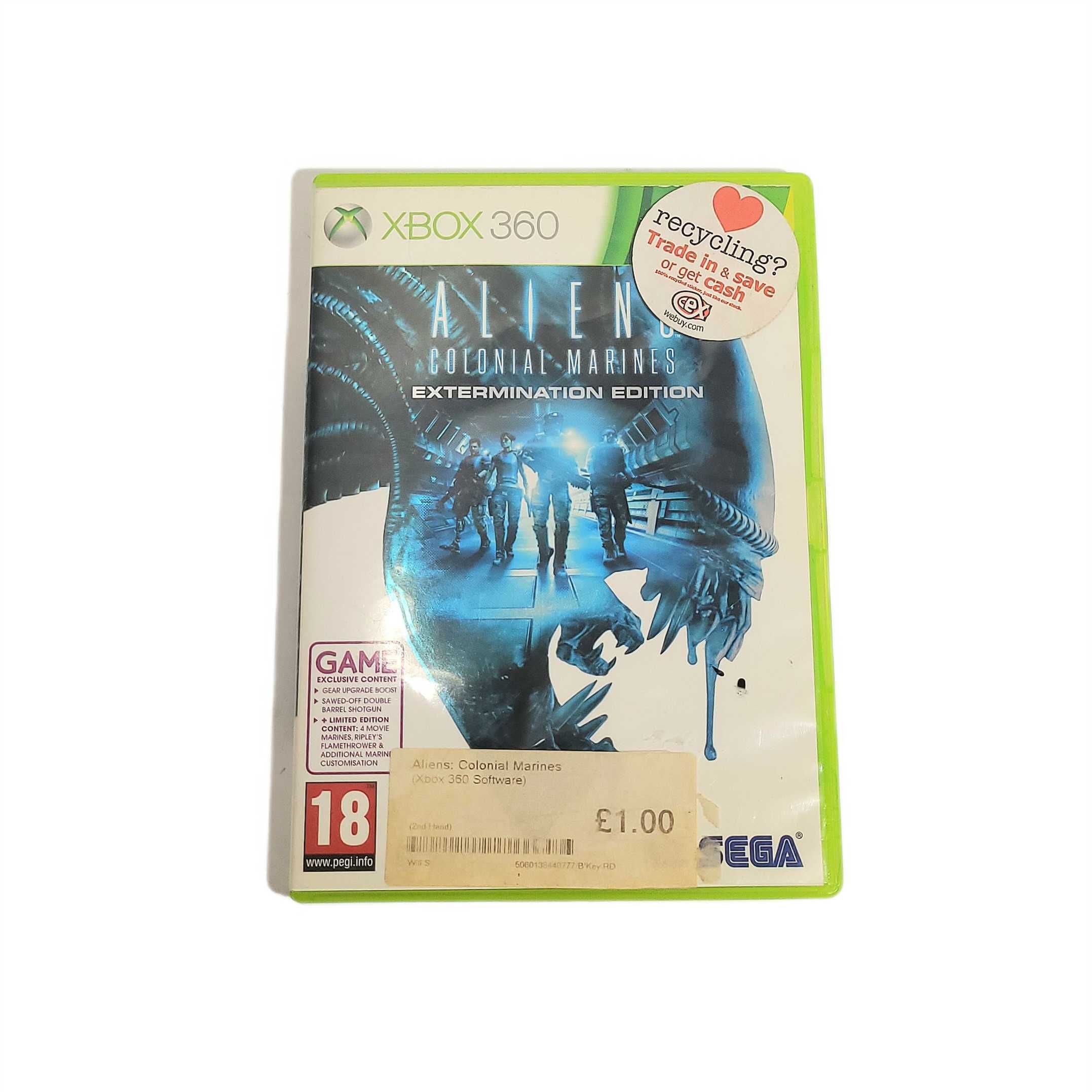 Na sprzedaż używana gra Xbox 360 Aliens Colonial Marines