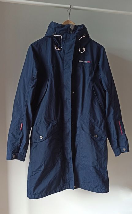Płaszcz przeciwdeszczowy Didriksons kurtka parka waterproof granatowa