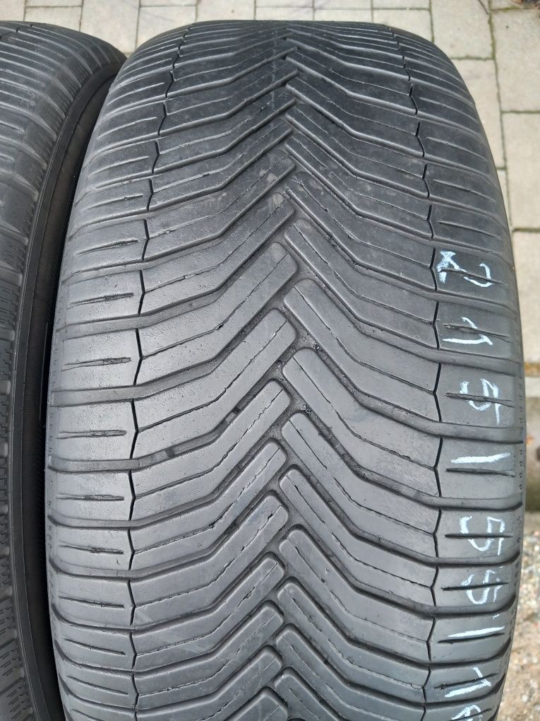 2x Opony Używane Całoroczne 215/55R16 Michelin