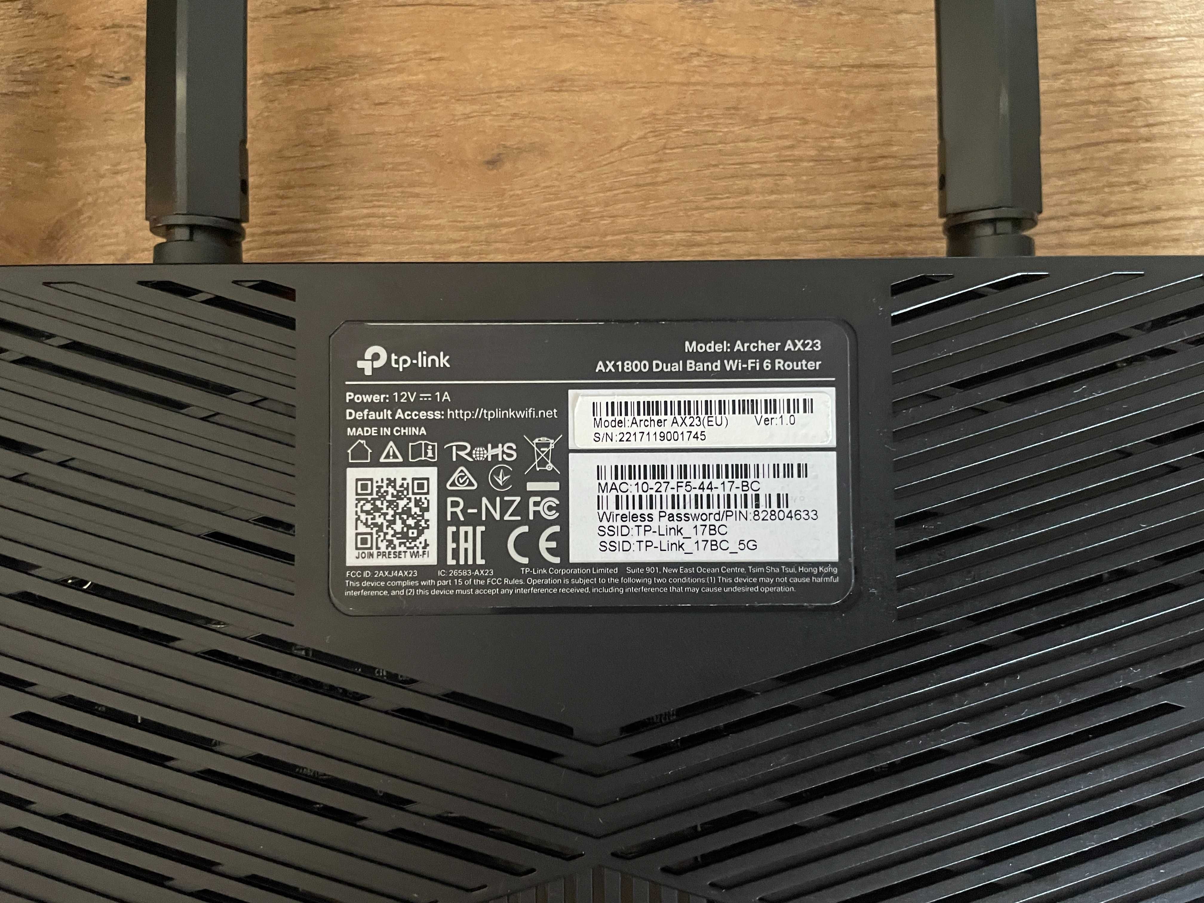 Router TP-LINK Archer AX23 AX1800