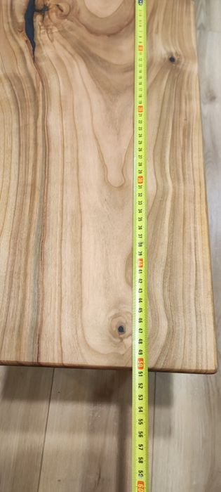 Stolik kawowy drewniany trześniowy olejowany blat