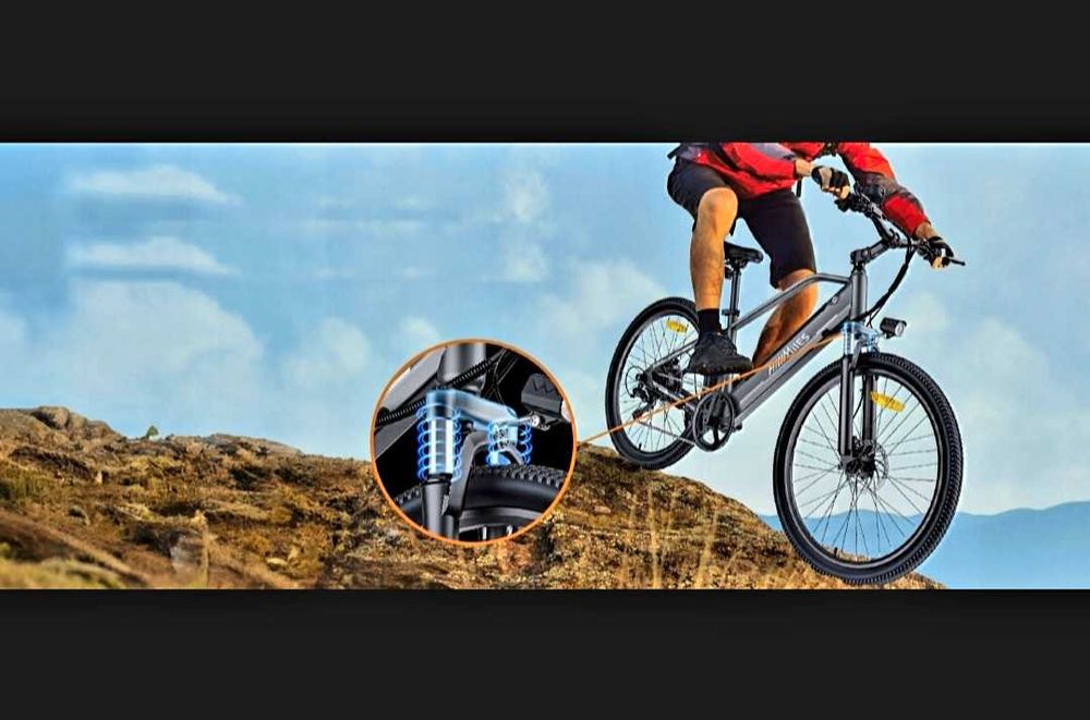 Rower elektryczny gorski miejski 250w nowy.