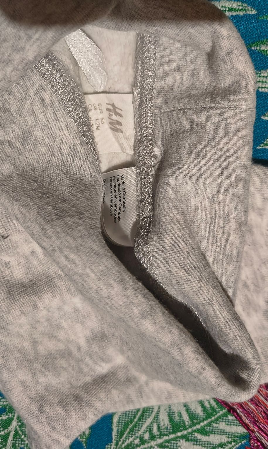 Spodenki spodnie niemowlęce H&M roz. 56