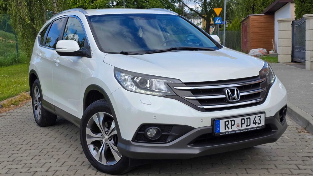 HONDA CR-V Bi-Xenon Led Alcantara Kamera ASO Alu18"1-wł.White jak NOWA