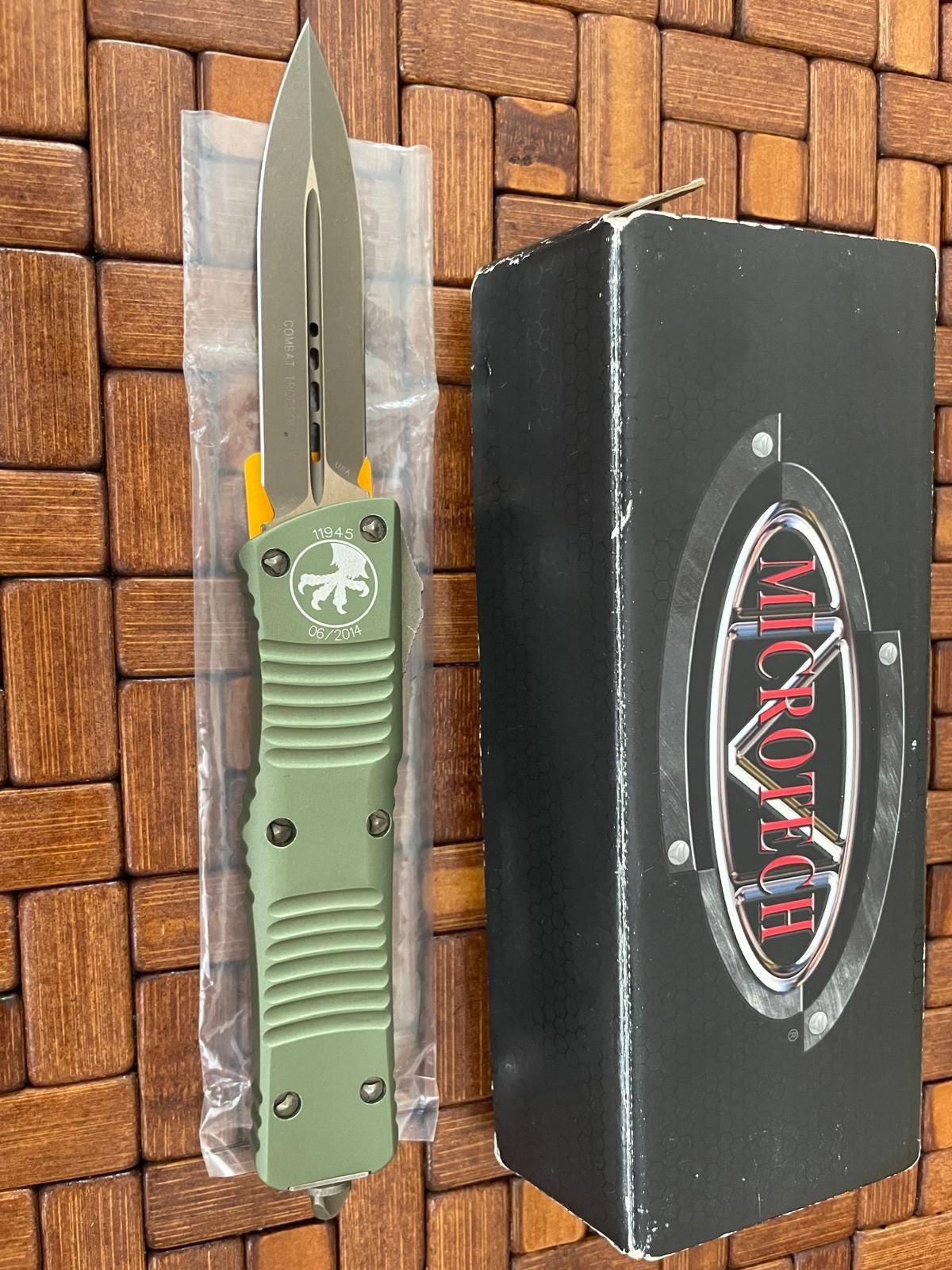 Nóż OTF Microtech Combat Troodon Green
