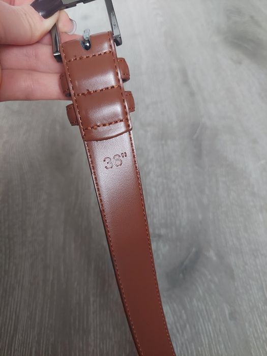 Пояс кожаный, ремінь шкіряний Marino Avenue 110 см