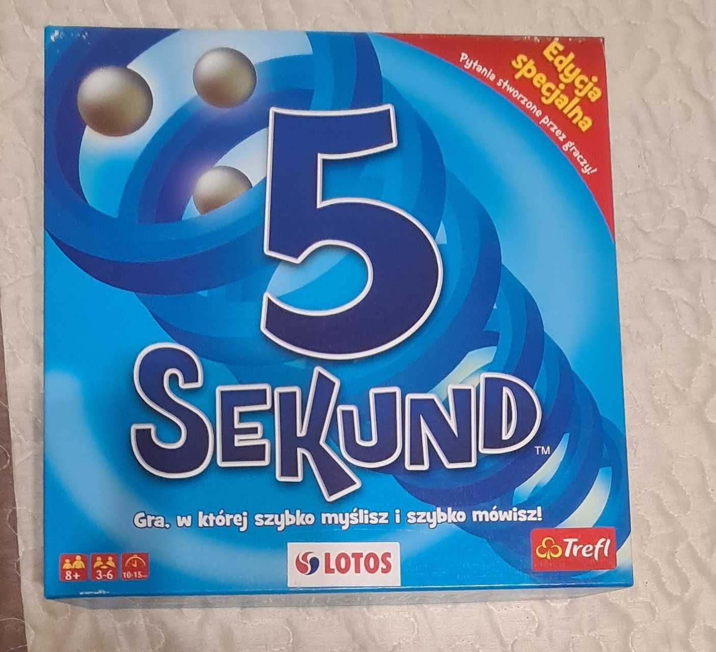 Trefl, gra 5 Sekund, niebieska, edycja specjalna (niebieska)
