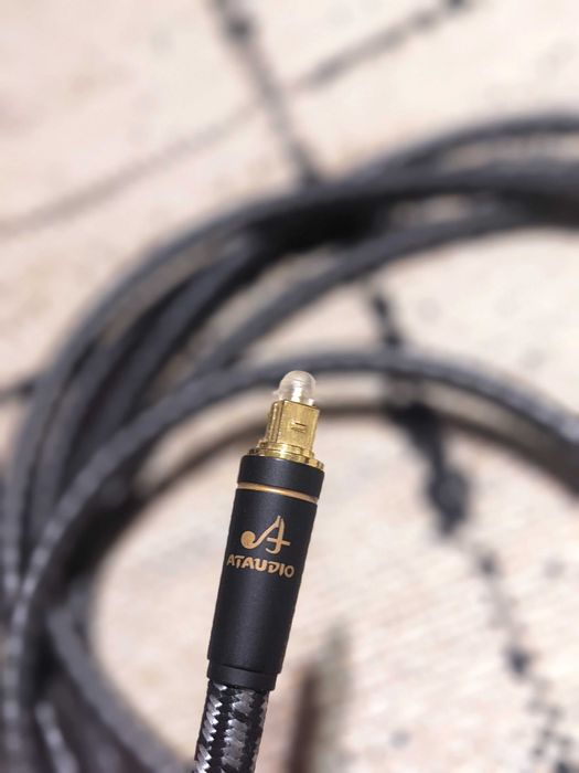 Kabel optyczny TOSLINK SPDIF ATAudio 3m Solidny oplot