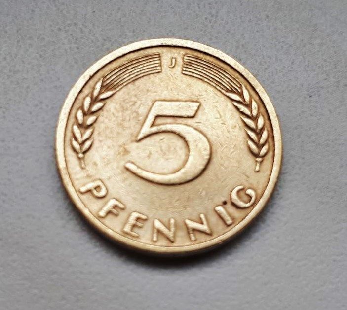 133) NIEMCY - 5 Pfennig - 1950 r.
