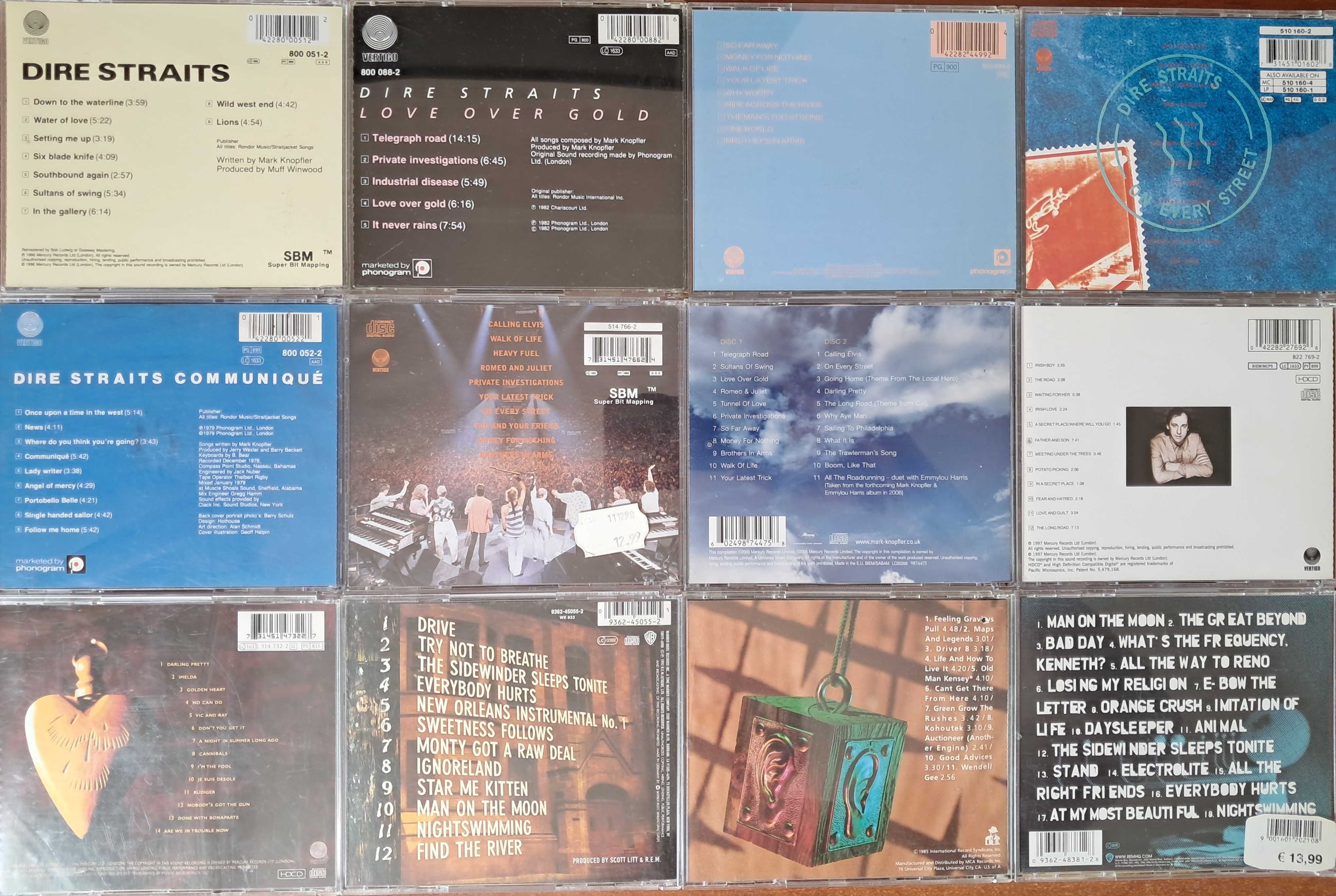 CD (Audio) Roxette DJ Bobo Eurythmics Cranberries Dire Straits R.E.M.