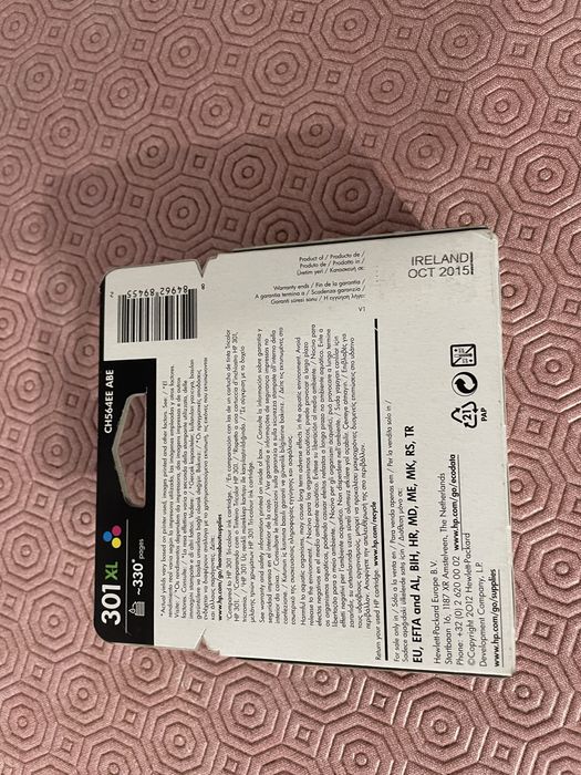 Tinteiros hp 301xl cores