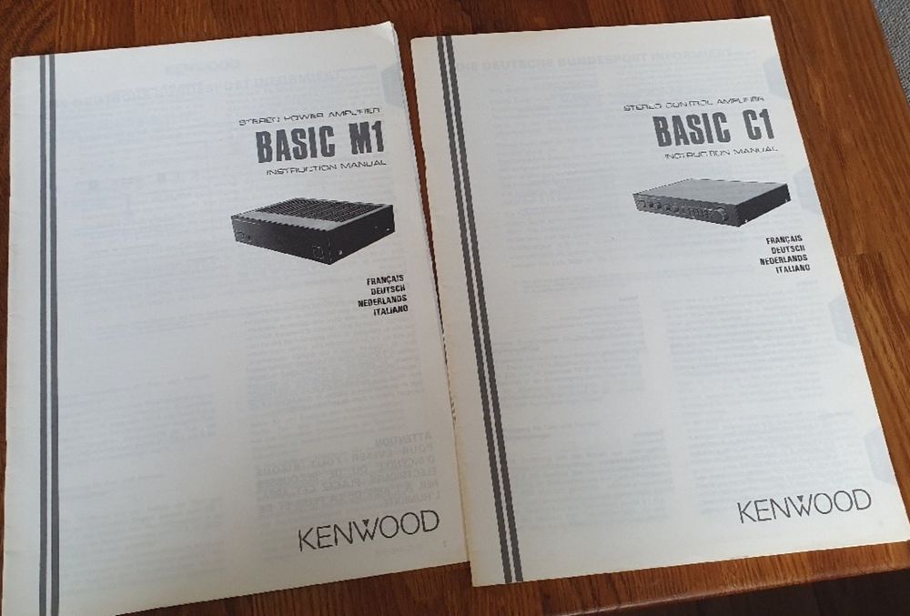 Zestaw Kenwood C1 preamp Kenwood M1 końcówka mocy